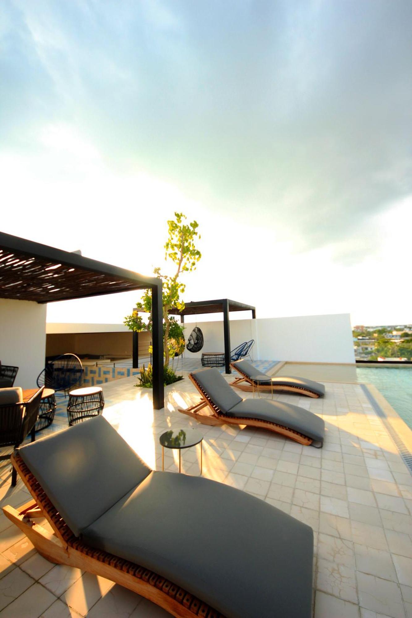 Apartment Near The Beach, Rooftop, Pool, Sea View. Playa del Carmen Extérieur photo